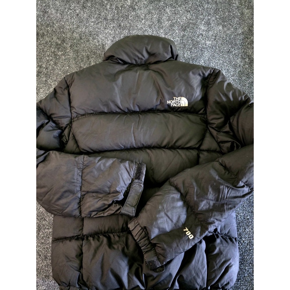 The North Face 700 Nuptse Down Puffer Jacket Black Womens Small NF002YO - Picture 3 of 12